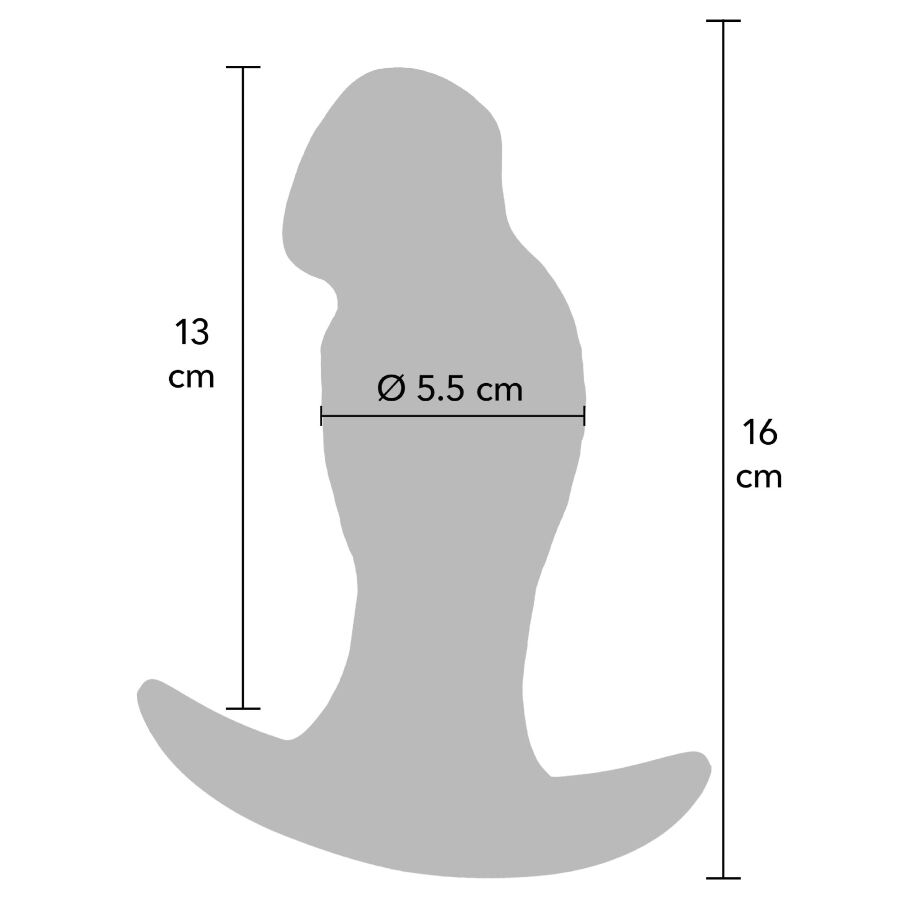 Hidden Desire - Inferno Plug Anal Réaliste 16 Cm