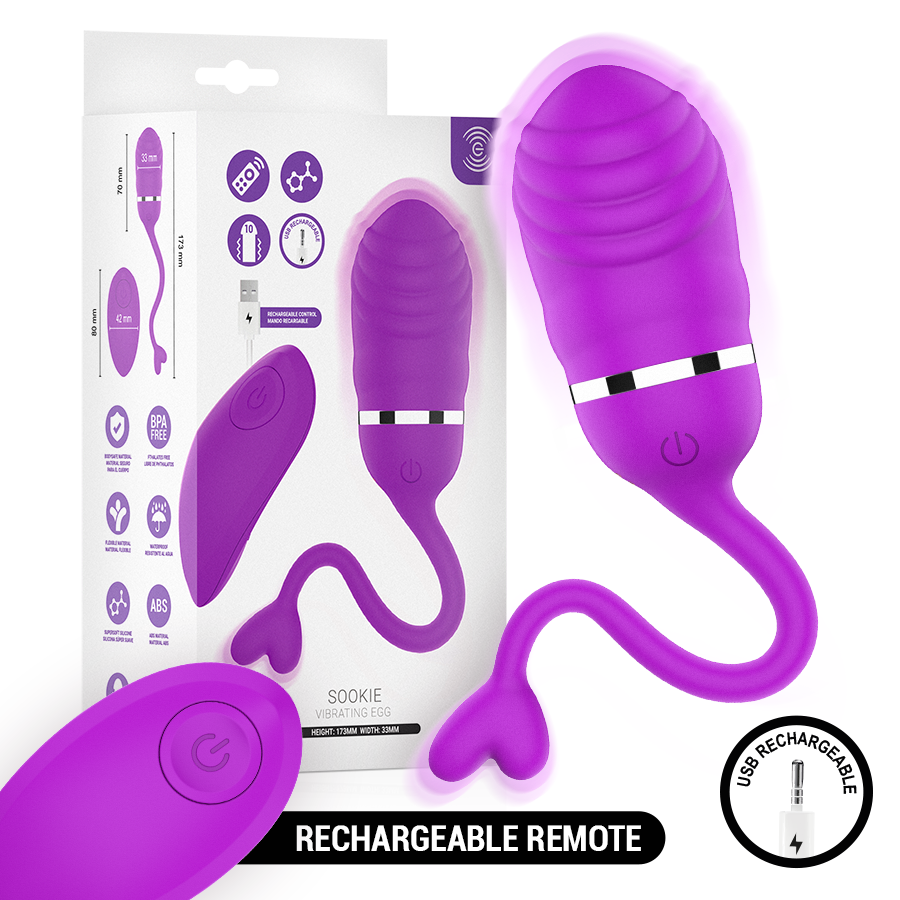 Intense - Sookie œuf Vibrant à Télécommande Violet