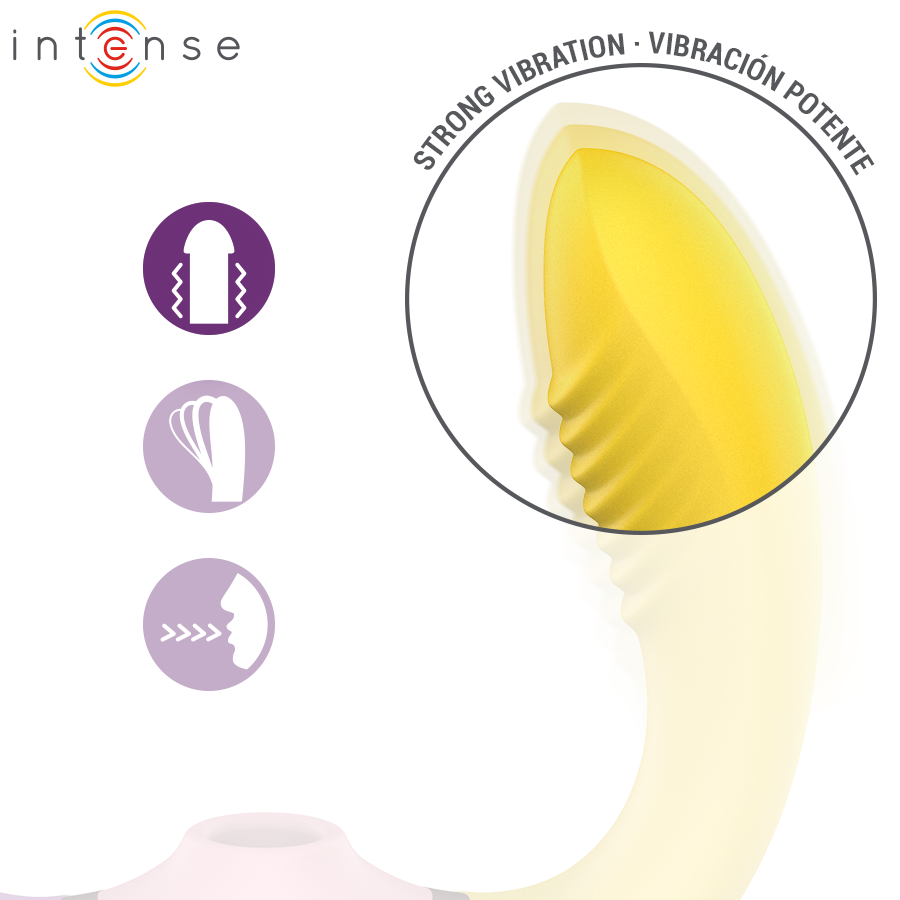 Intense - Willow Stimulateur à Succion et Vibration 3 en 1
