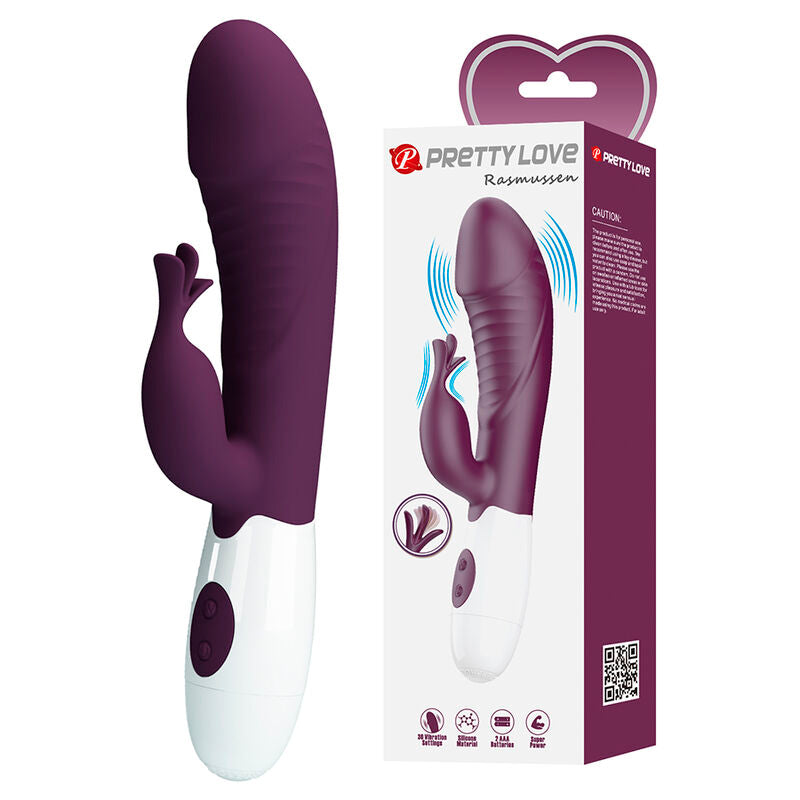 Pretty Love - Vibrateur Lapin Rogue Muse 30 Fonctions Violet