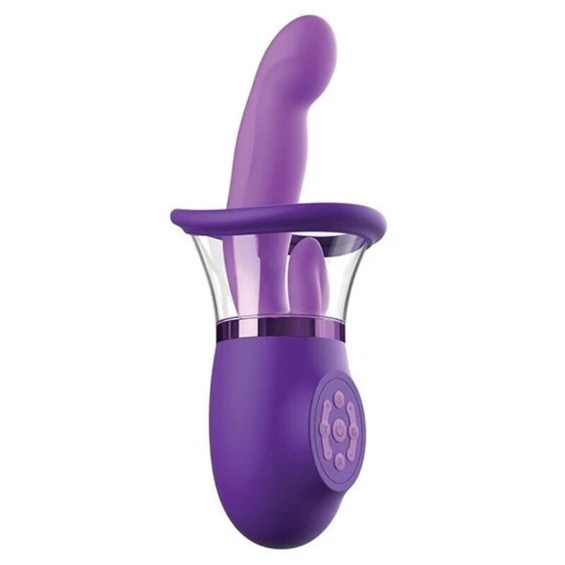 Fantasy For Her - Vibrateur Lapin Pro Plus Ultimate Pleasure Violet 20,3 Cm