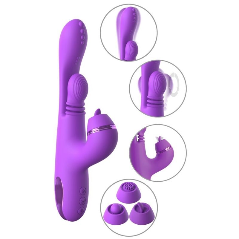 Fantasy For Her - Vibrateur Lapin Intimotion Pulse Pro Vibe Violet