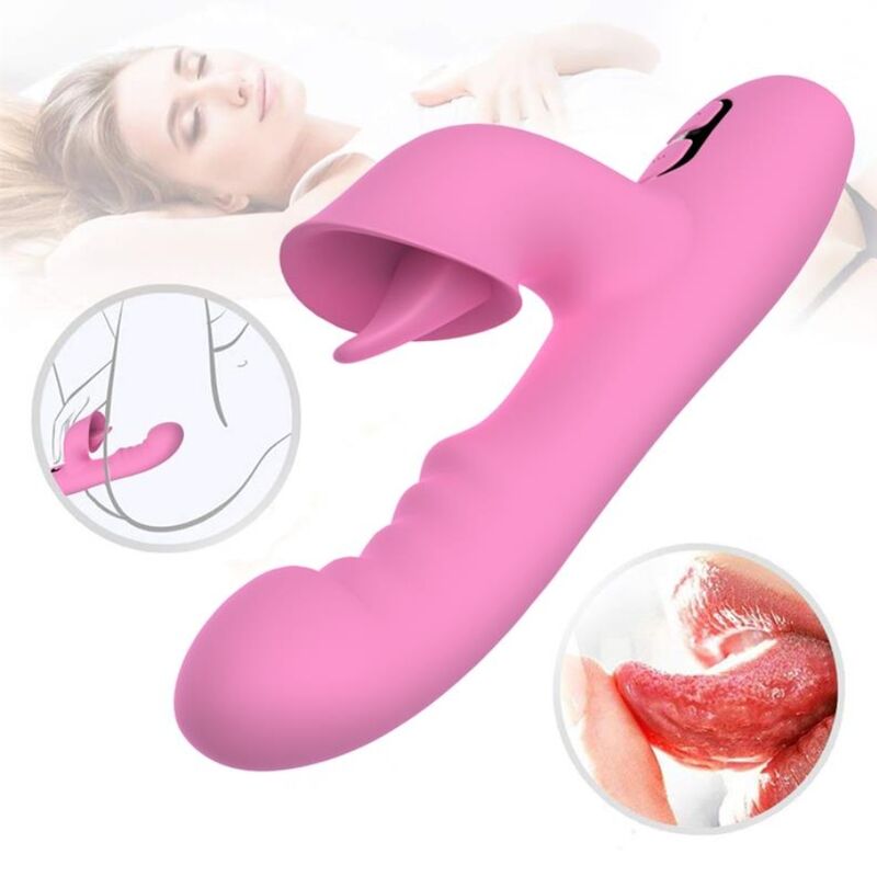 Nalone - T-may Vibrateur Lapin Magic Stick Rose