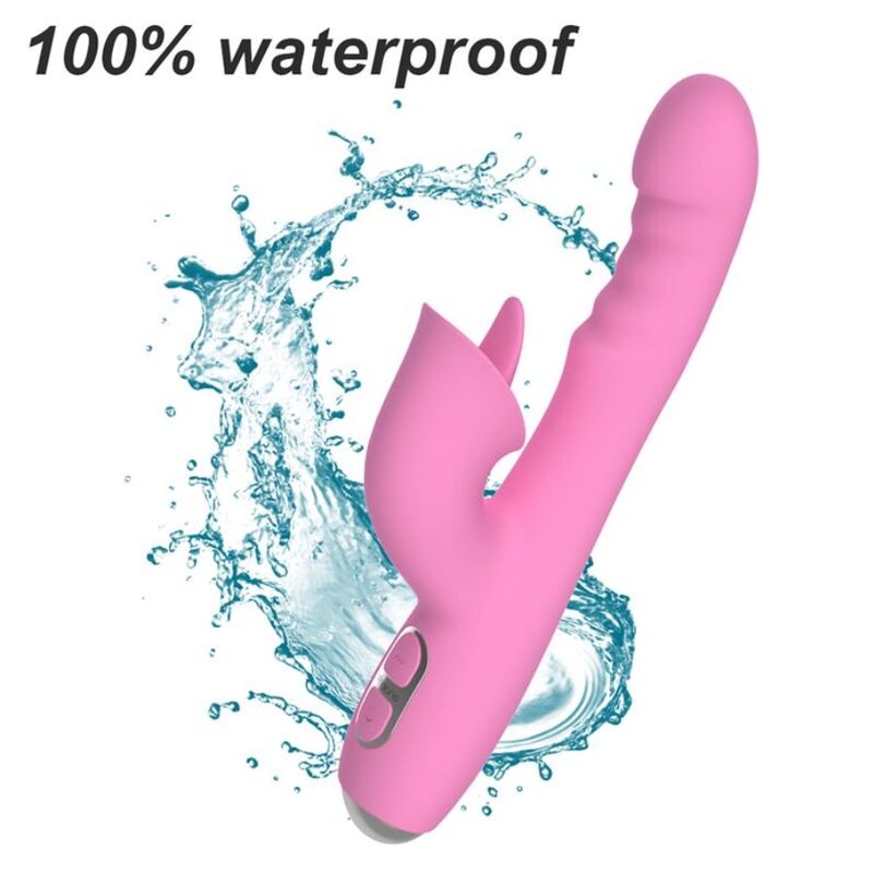 Nalone - T-may Vibrateur Lapin Magic Stick Rose