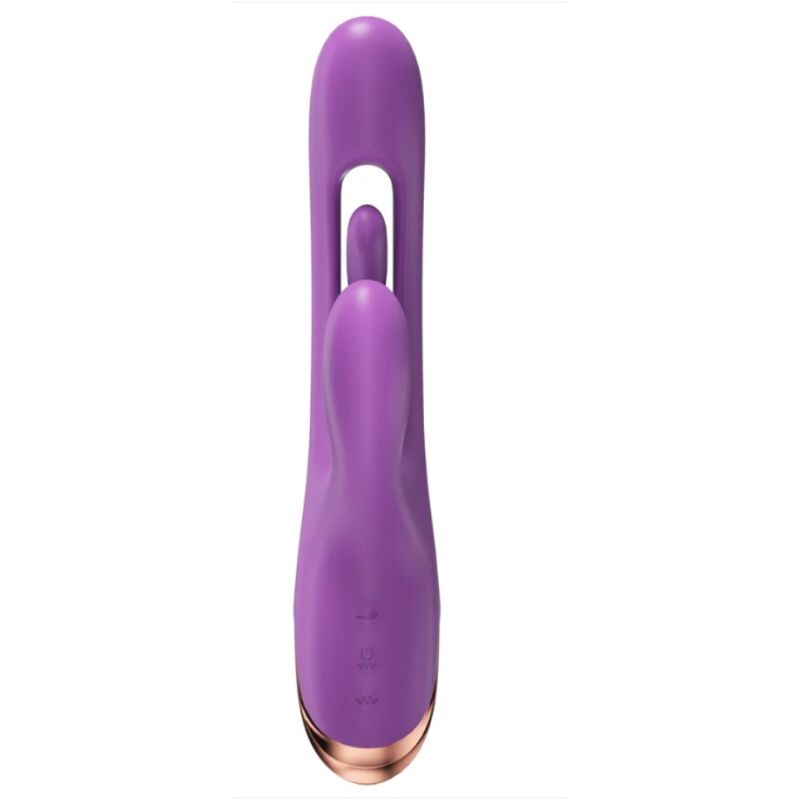 She.e.o - Vibrateur Point G Lapin avec Mouvement Numérique Violet