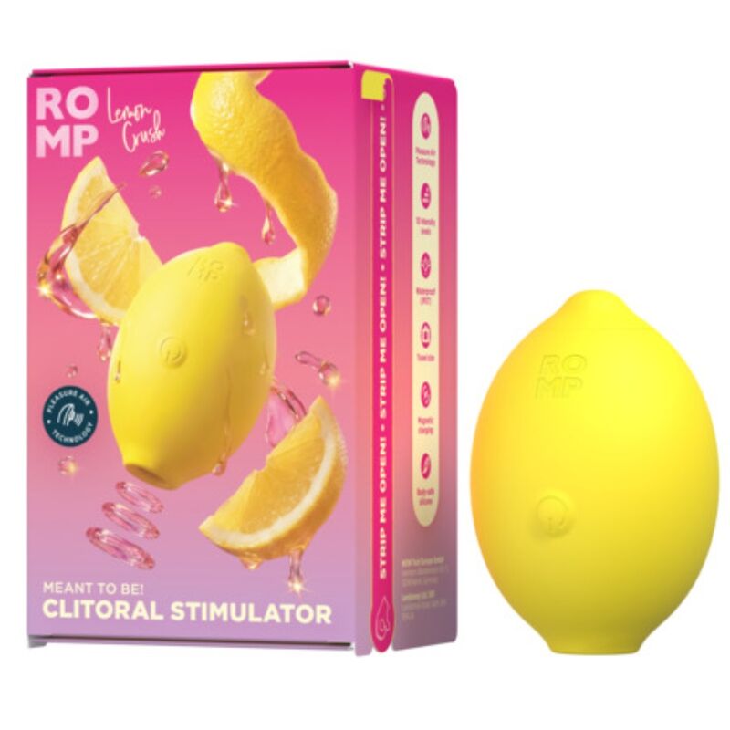 Romp - Lemon Crush Pleasure Air Stimulateur Clitorial Jaune