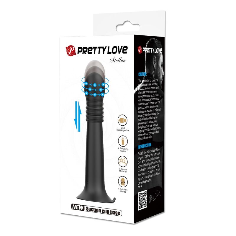 Pretty Love - Stella Masseur Rotatif et à Poussée Rechargeable par Usb