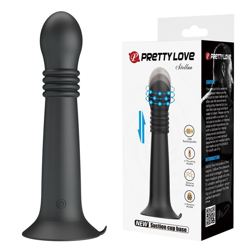 Pretty Love - Stella Masseur Rotatif et à Poussée Rechargeable par Usb