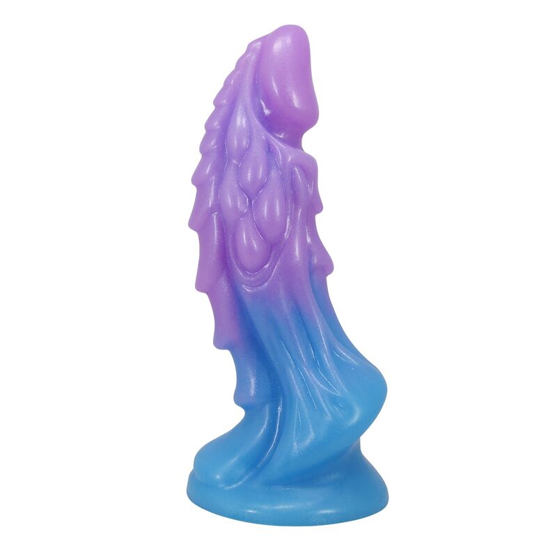Power Monsters - Atlantiens Godemichet Réaliste avec Ventouse 19 Cm Ø 5 Cm Bleu et Violet