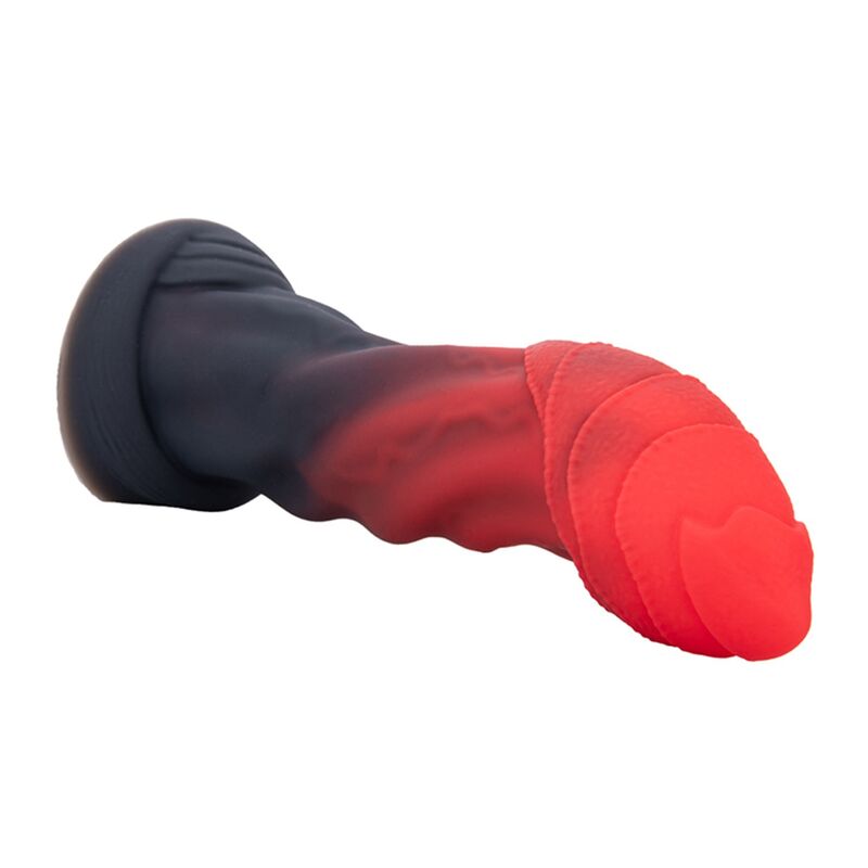 Power Monsters - Goliath Infernal Bicolore Fantasy Godemichet en Silicone 25 Cm Ø 6 Cm