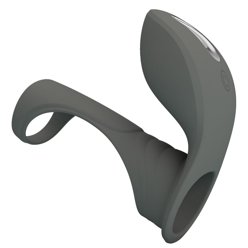 Pretty Love - Anneau Vibrant Rechargeable avec Double Stimulateur