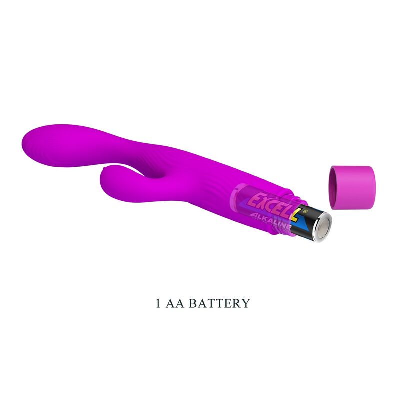 Pretty Love - Jene Vibrateur à Double Stimulation Point G et Clitorial Violet