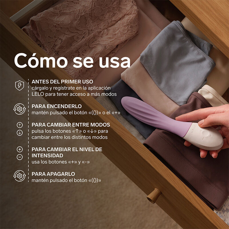 Lelo - Mona Twist Vibrateur Point G Rechargeable Contrôlé par Application Lavande