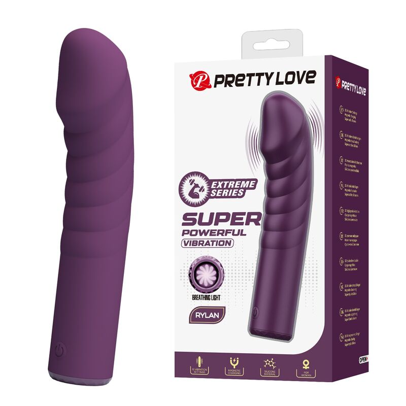 Pretty Love - Vibrateur Rechargeable Ryland 10 Fonctions Violet