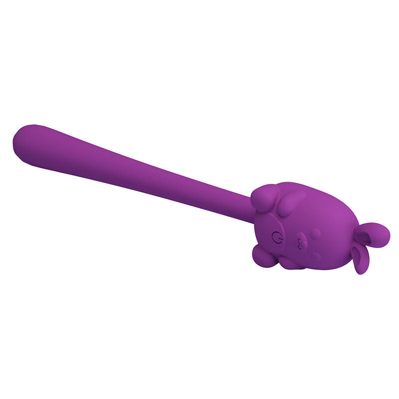 Pretty Love - Bâton Vibrant Flexible Lapin Mignon Rechargeable Usb Violet