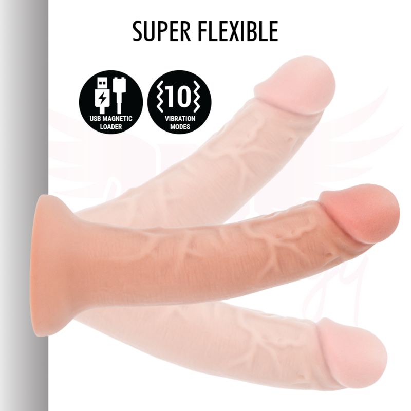 Mythology - Asher Original Dildo S - Vibromasseur + Télécommande avec Technologie sans Fil Watchme