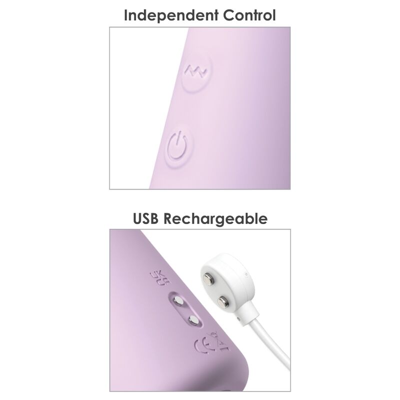 Fantasy For Her - Vibrateur Fantasy Twist avec Rotation et Pousse Violette
