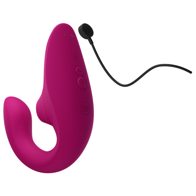 Womanizer - Vibrateur Stimulateur Blend Rabbit Rose Vibrant