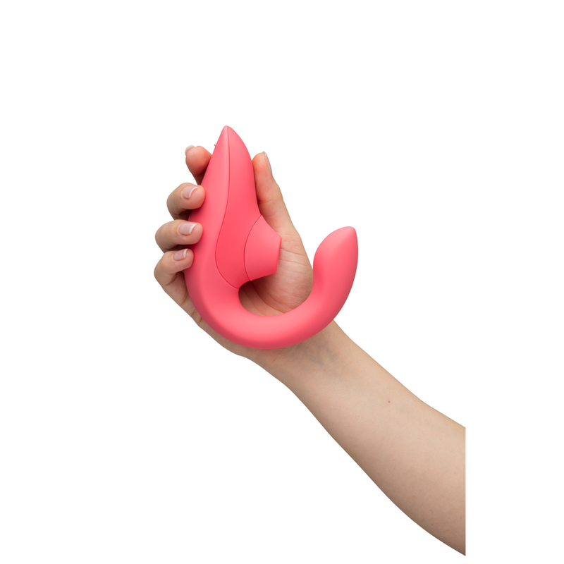 Womanizer - Vibrateur Stimulateur Blend Rabbit Rose Vibrante