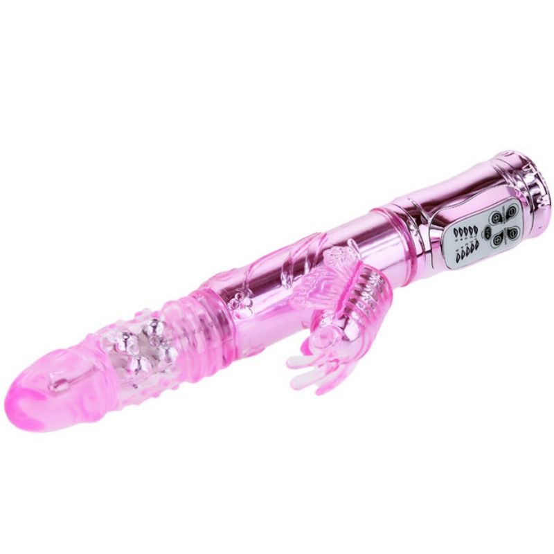 Baile - Vibrateur Rechargeable avec Stimulateur de Papillon Rotation et Throbbing