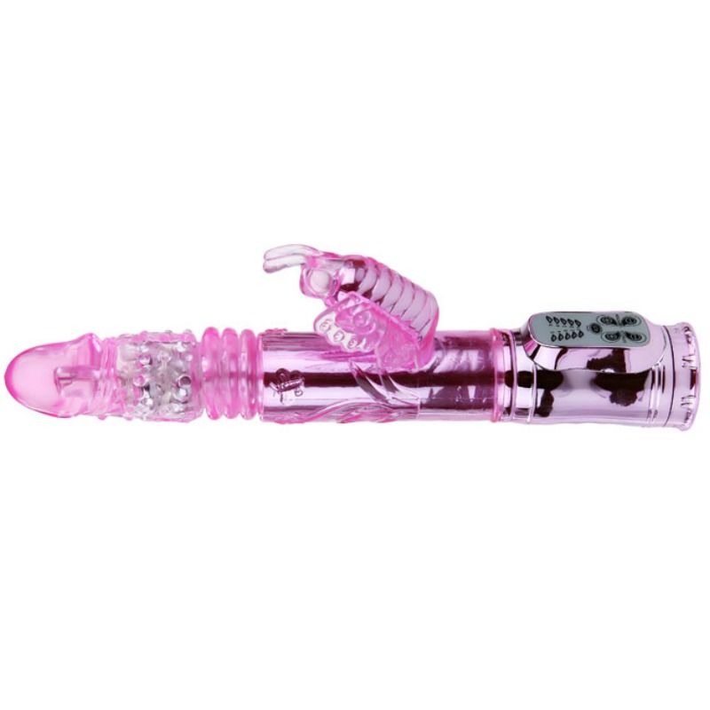 Baile - Vibrateur Rechargeable avec Stimulateur de Papillon Rotation et Throbbing