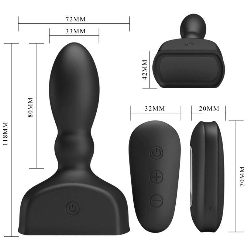 Pretty Love - Marriel Vibrateur Prostatique et Gonflable