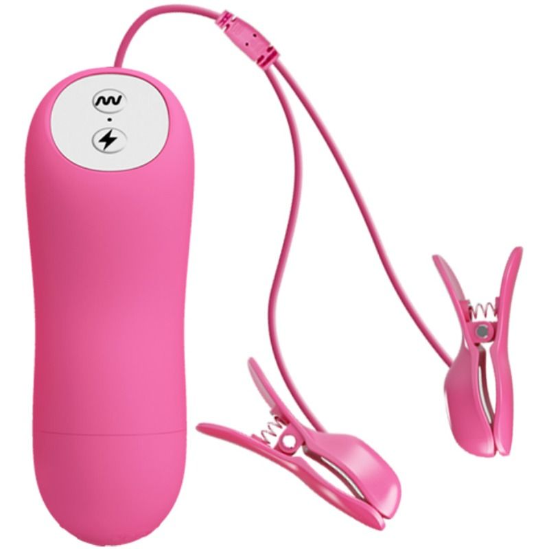 Baile - Pizzas Ondes Romantiques avec Vibration et Électrochoc Fuchsia