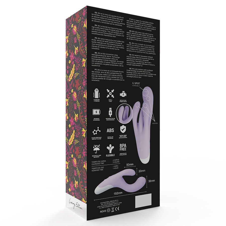 Mia - Guell Vibrateur Orgasmique 3 Moteurs