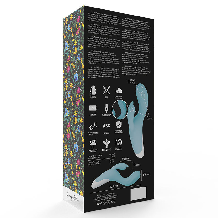 Mia - Dresde Vibrator Bleu Turquoise
