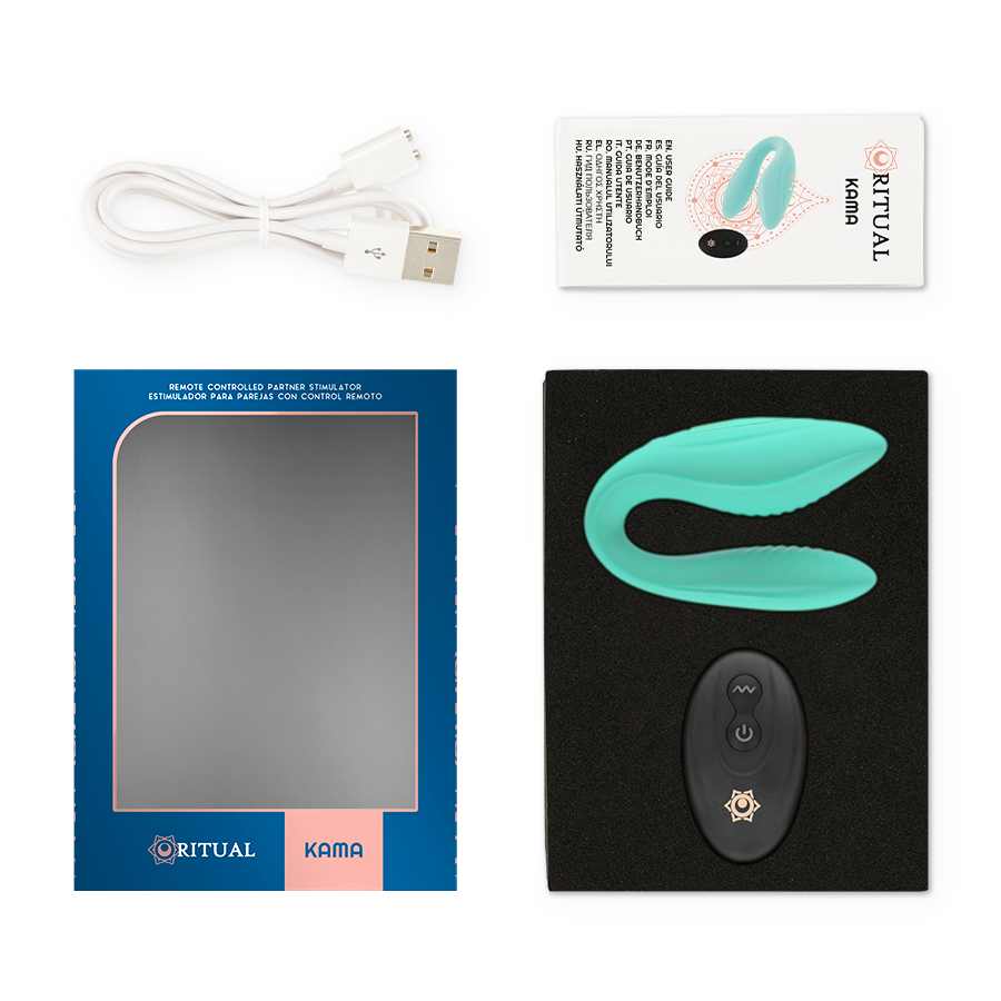 Rithual - Télécommande Kama pour Couples Aqua