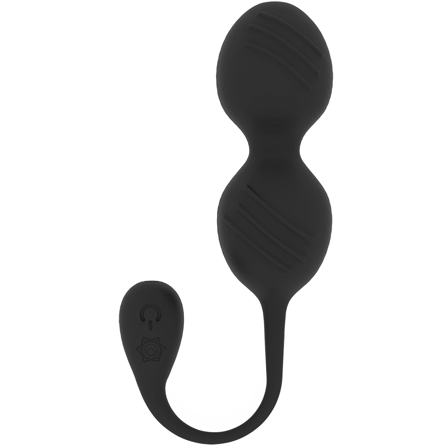 Rithual - Balles de Kegel Vibrantes Rechargeables Nisha Noires