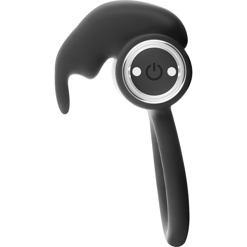 Black&silver - Bague Rechargeable Burton 10 Modes de Vibration