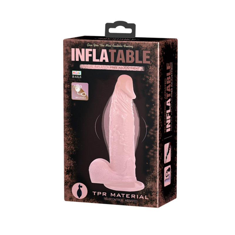 Inflatable, gode ventouse réaliste gonflable 19cm