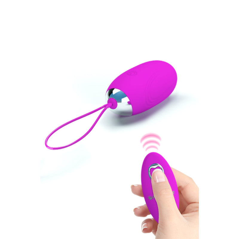Jenny, œuf vibrant silicone avec télécommande sans fil