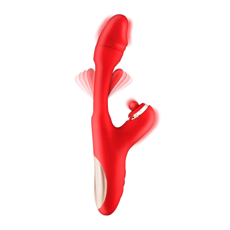 Joyfully Vibromasseur rabbit 3-en-1 avec tapotem