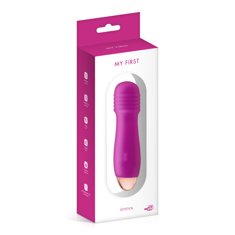 Joystick, vibromasseur USB rose