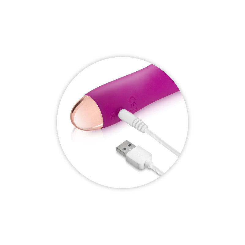 Joystick, vibromasseur USB rose