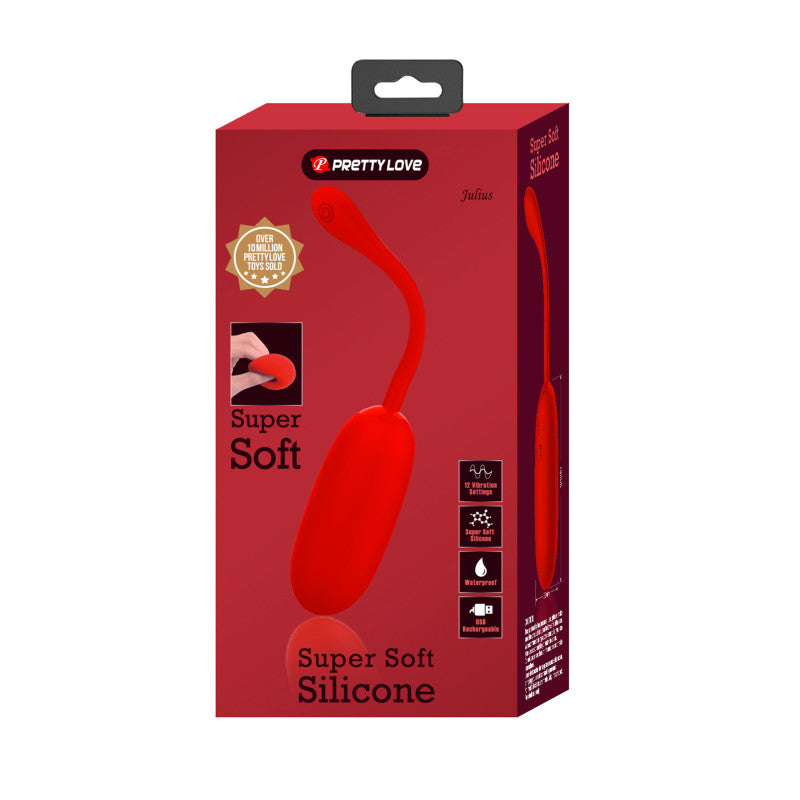 Marina rouge, œuf vibrant silicone super soft