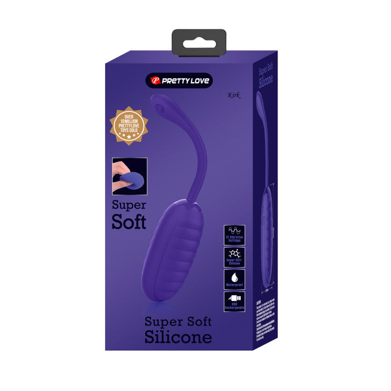 Kirk violet, œuf vibrant silicone super soft