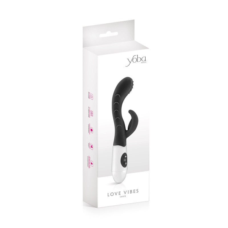 Leola, vibromasseur rabbit spécial point G noir