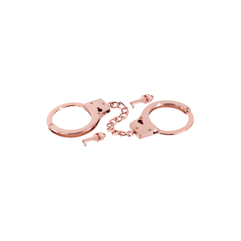 Menottes pour poignets en métal or rose