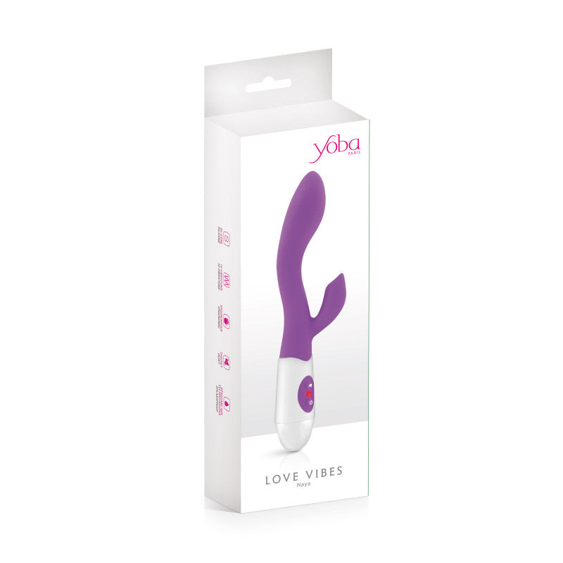 Naya, vibromasseur rabbit violet