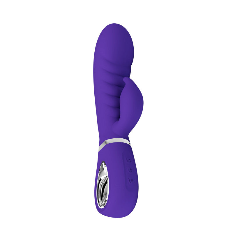 Prescott, vibromasseur rabbit point-G silicone super soft violet