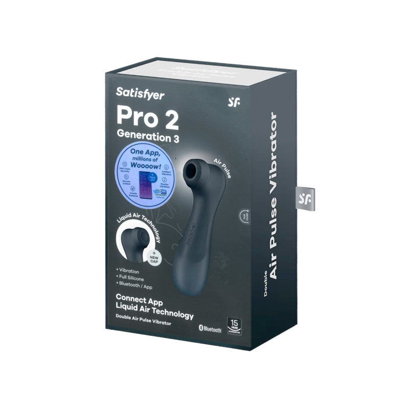Pro 2 Generation 3 connecté, stimulateur clitoridien noir