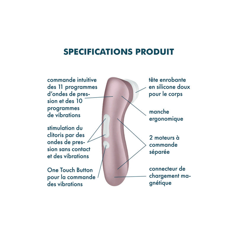 Satisfyer pro 2+ Stimulateur clitoridien
