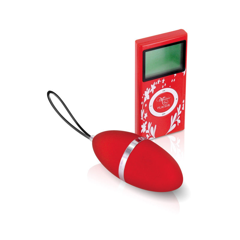 Secret Intime rouge, œuf vibrant avec télécommande sans fil