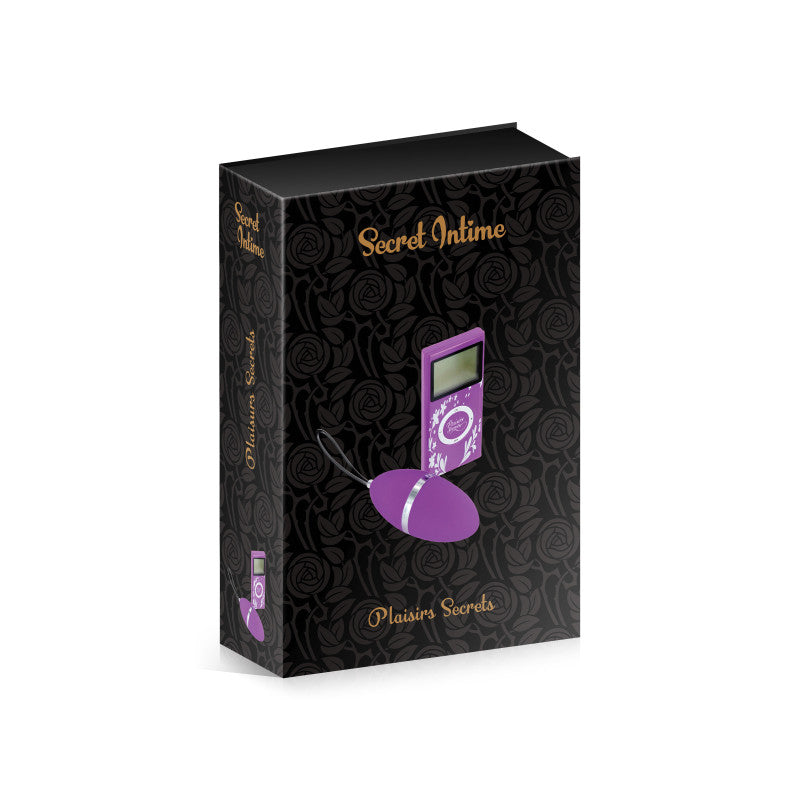 Secret Intime violet, œuf vibrant avec télécommande sans fil