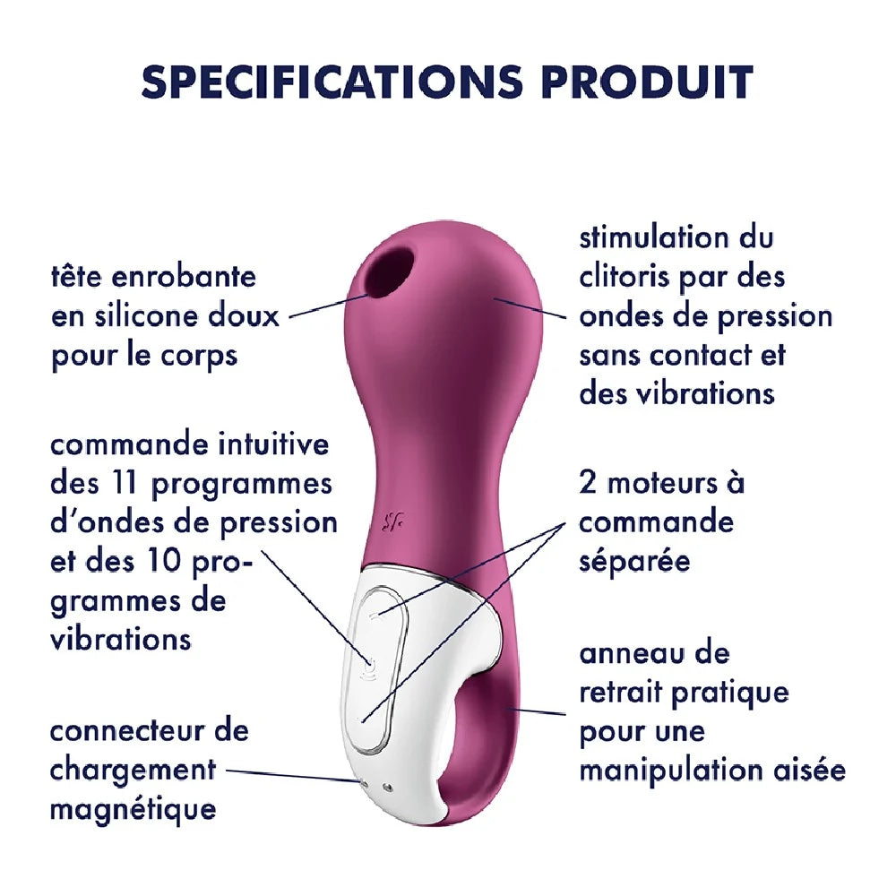 Stimulateur clitoridien Air Pulsé Lucky Libra Satisfyer