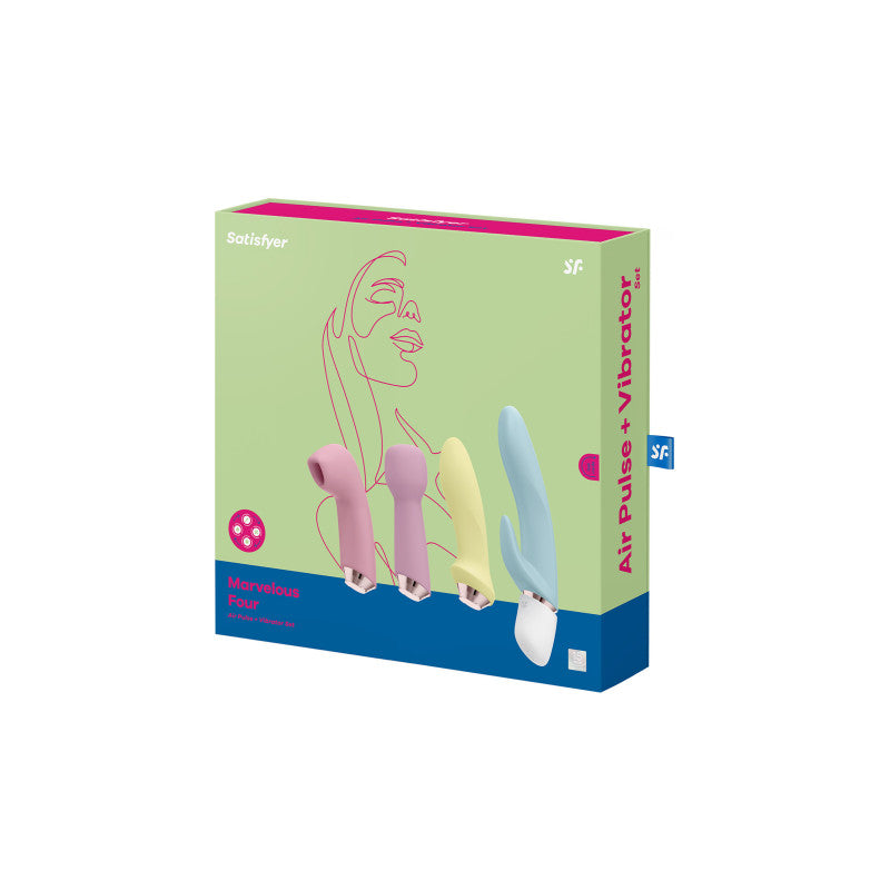 Stimulateur clitoridien SATISFYER MARVELOUS FOUR