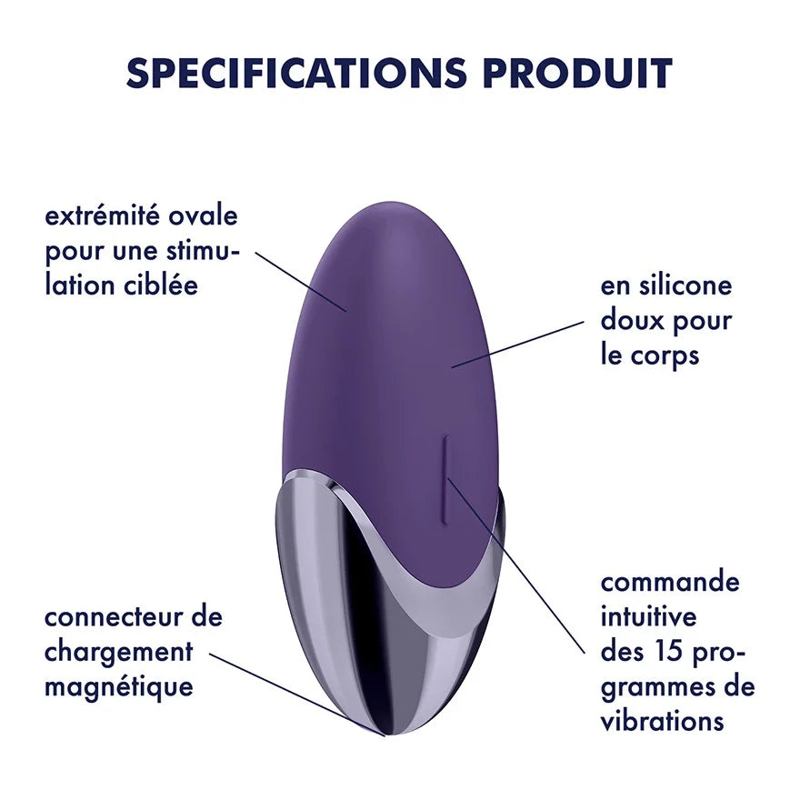 Stimulateur clitoridien USB Purple Pleasure Satisfyer